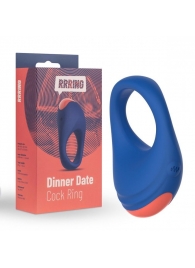 Синее эрекционное кольцо RRRING Dinner Date Cock Ring - FeelzToys - в Липецке купить с доставкой