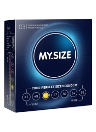 Презервативы MY.SIZE размер 53 - 3 шт. - My.Size - купить с доставкой в Липецке Презервативы MY.SIZE размер 53 - 3 шт. - My.Size - купить с доставкой в Липецке