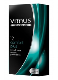 Контурные презервативы VITALIS PREMIUM comfort plus - 12 шт. - Vitalis - купить с доставкой в Липецке