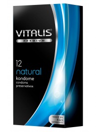 Классические презервативы VITALIS PREMIUM natural - 12 шт. - Vitalis - купить с доставкой в Липецке