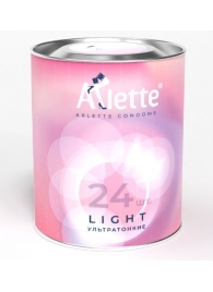 Ультратонкие презервативы Arlette Light - 24 шт. - Arlette - купить с доставкой в Липецке