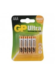 Батарейки алкалиновые GP Ultra Alkaline 24А AАA/LR03 - 4 шт. - Элементы питания - купить с доставкой в Липецке