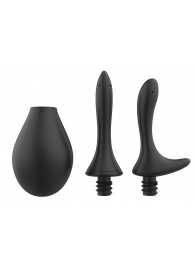 Черный анальный душ Nexus Anal Douche Set с 2 сменными насадками - Nexus Range - купить с доставкой в Липецке