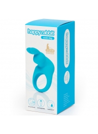 Голубое эрекционное виброкольцо Happy Rabbit Rechargeable Rabbit Cock Ring - Happy Rabbit - в Липецке купить с доставкой