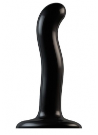 Черный фаллоимитатор-насадка Strap-On-Me P G spot Dildo size S - 16,4 см. - Strap-on-me - купить с доставкой в Липецке