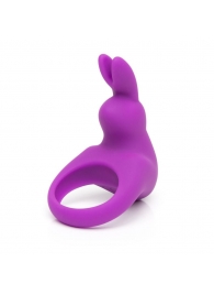 Фиолетовое эрекционное виброкольцо Happy Rabbit Rechargeable Rabbit Cock Ring - Happy Rabbit - в Липецке купить с доставкой