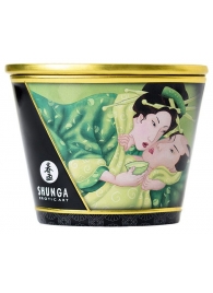 Массажная свеча Exotic Green Tea с ароматом зелёного чая - 170 мл. - Shunga - купить с доставкой в Липецке