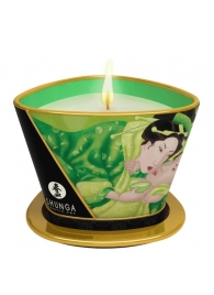 Массажная свеча Exotic Green Tea с ароматом зелёного чая - 170 мл. - Shunga - купить с доставкой в Липецке