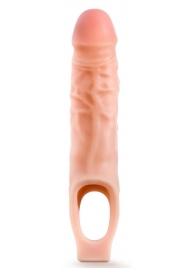 Телесная насадка на пенис 9 Inch Cock Sheath Extender - 22,2 см. - Blush Novelties - в Липецке купить с доставкой