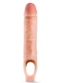 Телесная насадка на пенис 10 Inch Cock Sheath Extender - 25 см. - Blush Novelties - в Липецке купить с доставкой