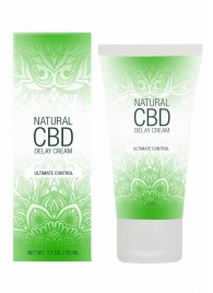 Крем-пролонгатор Natural CBD Delay Cream - 50 мл. - Shots Media BV - купить с доставкой в Липецке