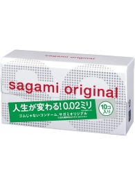 Ультратонкие презервативы Sagami Original 0.02 - 10 шт. - Sagami - купить с доставкой в Липецке