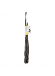 Черная плеть с желтой рукоятью Boundless Flogger - 69,25 см. - California Exotic Novelties - купить с доставкой в Липецке