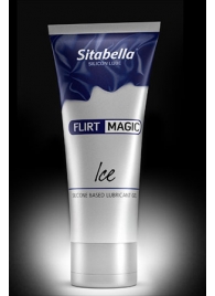 Силиконовая гель-смазка FLIRT MAGIC Ice с лёгким пролонгирующим эффектом - 75 мл. - Sitabella - купить с доставкой в Липецке