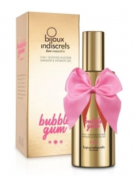 Гель с ароматом жвачки Bubblegum 2-in-1 Scented Silicone Massage And Intimate Gel - 100 мл. - Bijoux Indiscrets - купить с доставкой в Липецке