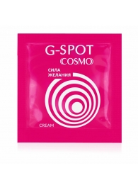 Стимулирующий интимный крем для женщин Cosmo G-spot - 2 гр. - Биоритм - купить с доставкой в Липецке