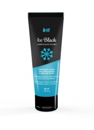 Лубрикант на водной основе Ice Black с ледяным эффектом - 50 мл. - INTT - купить с доставкой в Липецке