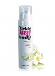 Массажная хрустящая пенка Tickle My Body Monoi с ароматом моной - 150 мл. - Love to Love - купить с доставкой в Липецке