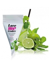 Съедобное согревающее массажное масло Love Me Tender Mojito с ароматом мохито - 10 мл. - Love to Love - купить с доставкой в Липецке