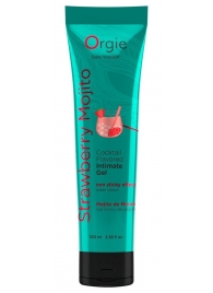 Съедобный интимный гель Orgie Lube Tube Cocktail Strawberry Mojito - 100 мл. - ORGIE - купить с доставкой в Липецке