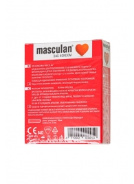 Презервативы Masculan Sensitive plus - 3 шт. - Masculan - купить с доставкой в Липецке