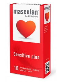 Презервативы Masculan Sensitive plus - 10 шт. - Masculan - купить с доставкой в Липецке