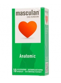 Презервативы анатомической формы Masculan Anatomic - 10 шт. - Masculan - купить с доставкой в Липецке