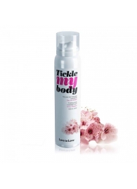Массажная хрустящая пенка Tickle My Body Cherry Blossom с ароматом вишневого цвета - 150 мл. - Love to Love - купить с доставкой в Липецке