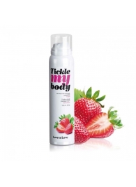 Массажная хрустящая пенка Tickle My Body Strawberry с ароматом клубники - 150 мл. - Love to Love - купить с доставкой в Липецке