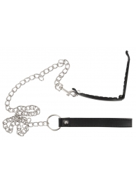 Зажим для половых губ с поводком Pussy Clamp With A Leash - Orion - купить с доставкой в Липецке