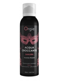 Хрустящая пенка для массажа Orgie Acqua Croccante Sakura с ароматом сакуры - 150 мл. - ORGIE - купить с доставкой в Липецке