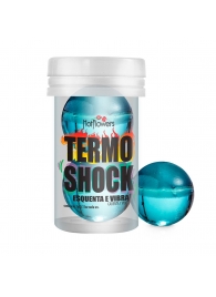 Интимный гель Termo Shock Hot Ball с разогревающе-покалывающим эффектом (2 шарика по 3 гр.) - HotFlowers - купить с доставкой в Липецке