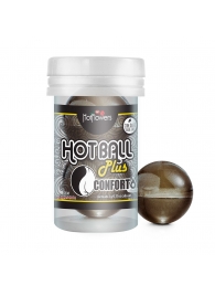 Анальный лубрикант на масляной основе Hot Ball Plus Conforto (2 шарика по 3 гр.) - HotFlowers - купить с доставкой в Липецке