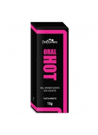 Гель для оральных ласк Oral Hot с согревающим эффектом - 15 гр. - HotFlowers - купить с доставкой в Липецке