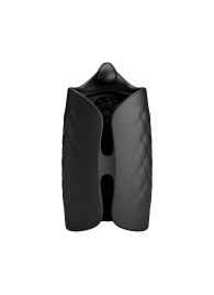 Черный мастурбатор с вибростимуляцией головки Black Glans Trainer - Baile - в Липецке купить с доставкой
