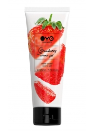 Лубрикант на водной основе OYO Aroma Gel Strawberry с ароматом клубники - 75 мл. - OYO - купить с доставкой в Липецке