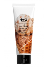 Лубрикант на водной основе OYO Aroma Gel Ice Cream с ароматом пломбира - 75 мл. - OYO - купить с доставкой в Липецке