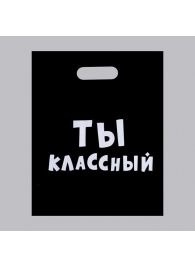 Пакет «Ты классный» - 31 х 40 см. - Сима-Ленд - купить с доставкой в Липецке