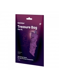 Фиолетовый мешочек для хранения игрушек Treasure Bag XL - Satisfyer - купить с доставкой в Липецке