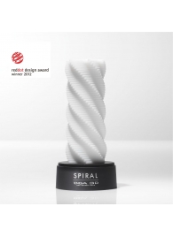 Белый 3D мастурбатор SPIRAL - Tenga - в Липецке купить с доставкой