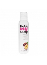 Массажная хрустящая пенка Tickle my body с ароматом маракуйи - 150 мл. - Love to Love - купить с доставкой в Липецке