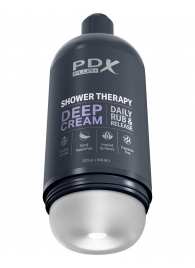 Мастурбатор в бутылке Shower Therapy Deep Cream - Pipedream - в Липецке купить с доставкой