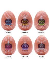 Набор из 6 мастурбаторов-яиц Tenga Egg Variety Pack V - Tenga - в Липецке купить с доставкой