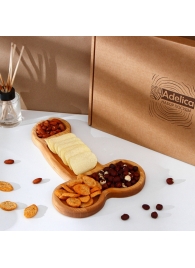 Деревянное блюдо для подачи в форме члена (32,5 х 20 х 1,7 см) - Сима-Ленд - купить с доставкой в Липецке