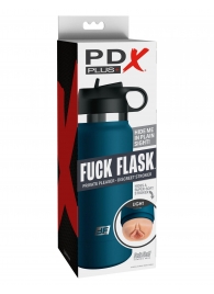 Мастурбатор-вагина в синей колбе F*ck Flask - Pipedream - в Липецке купить с доставкой