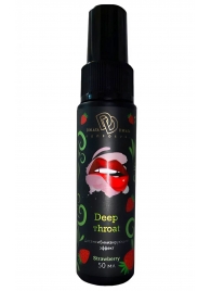 Спрей для горла Deep Throat с десенсибилизирующим эффектом и вкусом клубники - 50 мл. - БиоМед - купить с доставкой в Липецке