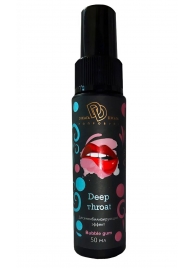 Спрей для горла Deep Throat с десенсибилизирующим эффектом и вкусом бабл-гам - 50 мл. - БиоМед - купить с доставкой в Липецке