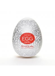 Мастурбатор-яйцо Keith Haring EGG PARTY - Tenga - в Липецке купить с доставкой