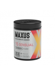 Анатомические презервативы MAXUS Sensual - 15 шт. - Maxus - купить с доставкой в Липецке