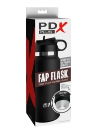 Черный мастурбатор в виде бутылки Fap Flask - Pipedream - в Липецке купить с доставкой